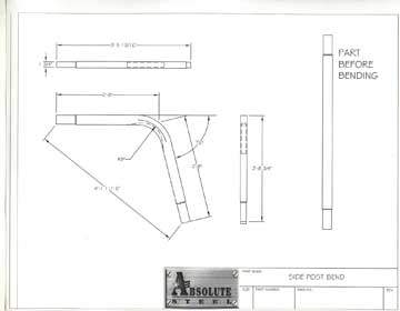 kit home steel frame side bend