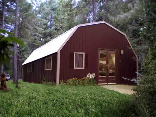 Gambrel barn style home