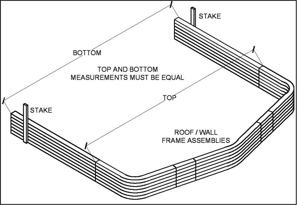 Roof wall Frame Assembly
