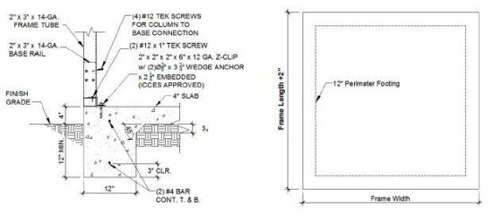 Absolute Steel Structures Concrete & Foundation Requirements