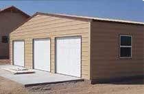 Mohave style garage building