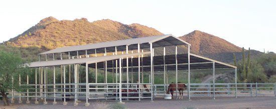 Open Air Horse Barn
