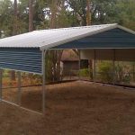 Mohave Carport with Gable End Panel