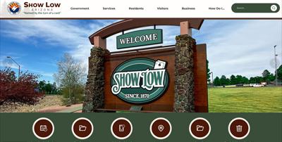 Town of Show Low, AZ website