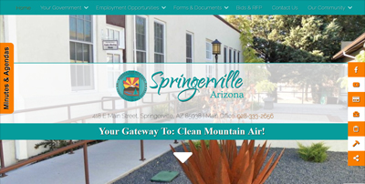 Town of Springerville, AZ website